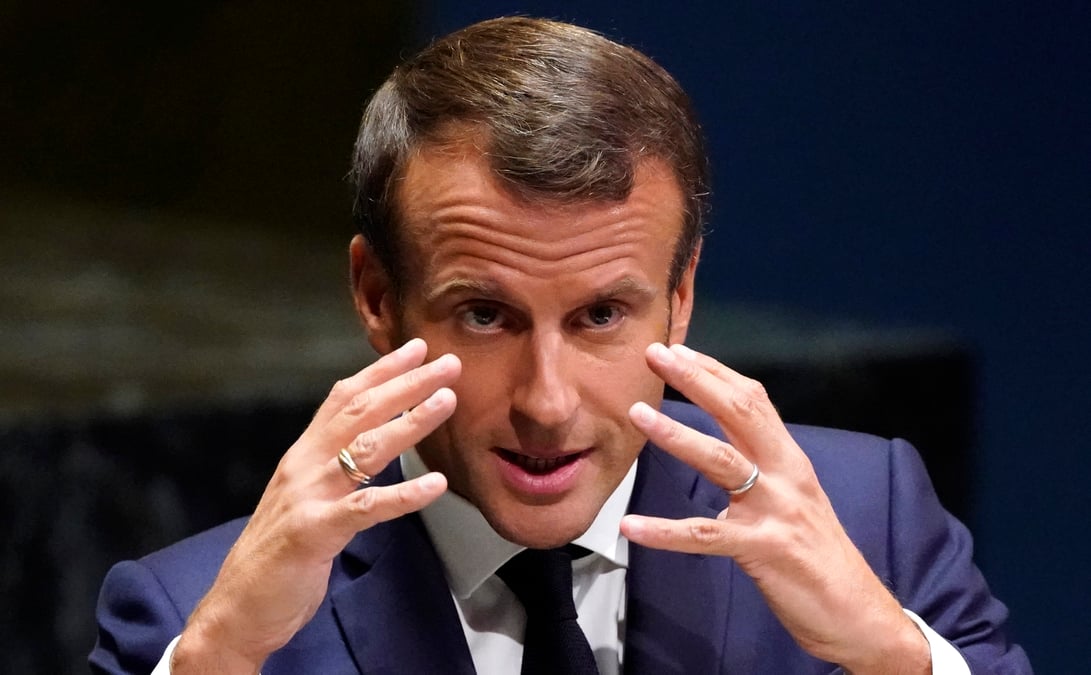 Afghanistan: macron annonce une initiative franco-britannique a l'onu
