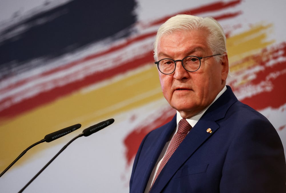 Photo du president allemand frank-walter steinmeier