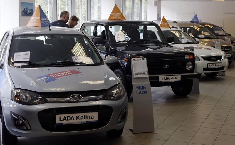 Le marche automoble russe en baisse de 19,4% en aout