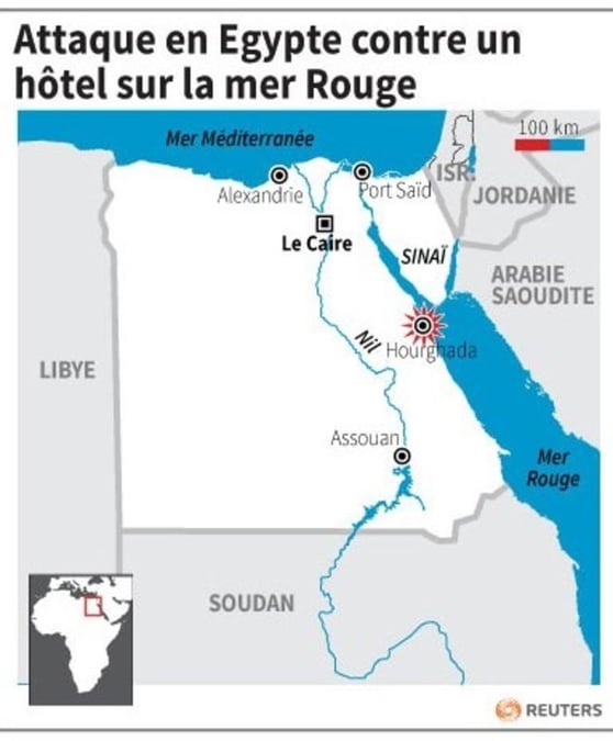 Un hotel egyptien attaque