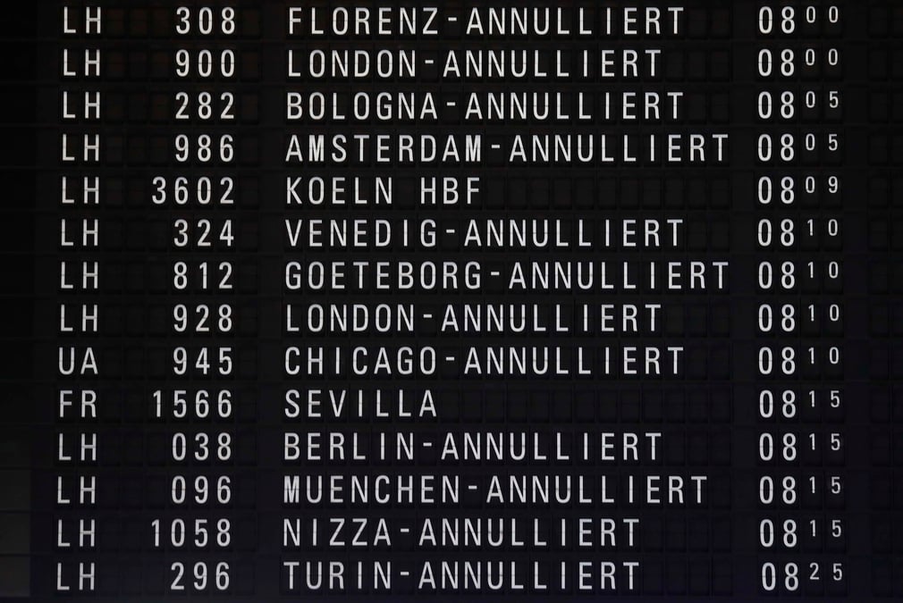 Greves en allemagne, quatre aeroports touches, dont francfort