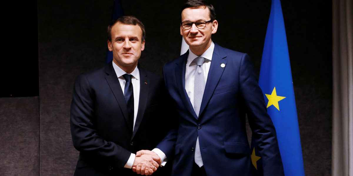 Macron, Mateusz Morawiecki, Premier ministre, Pologne