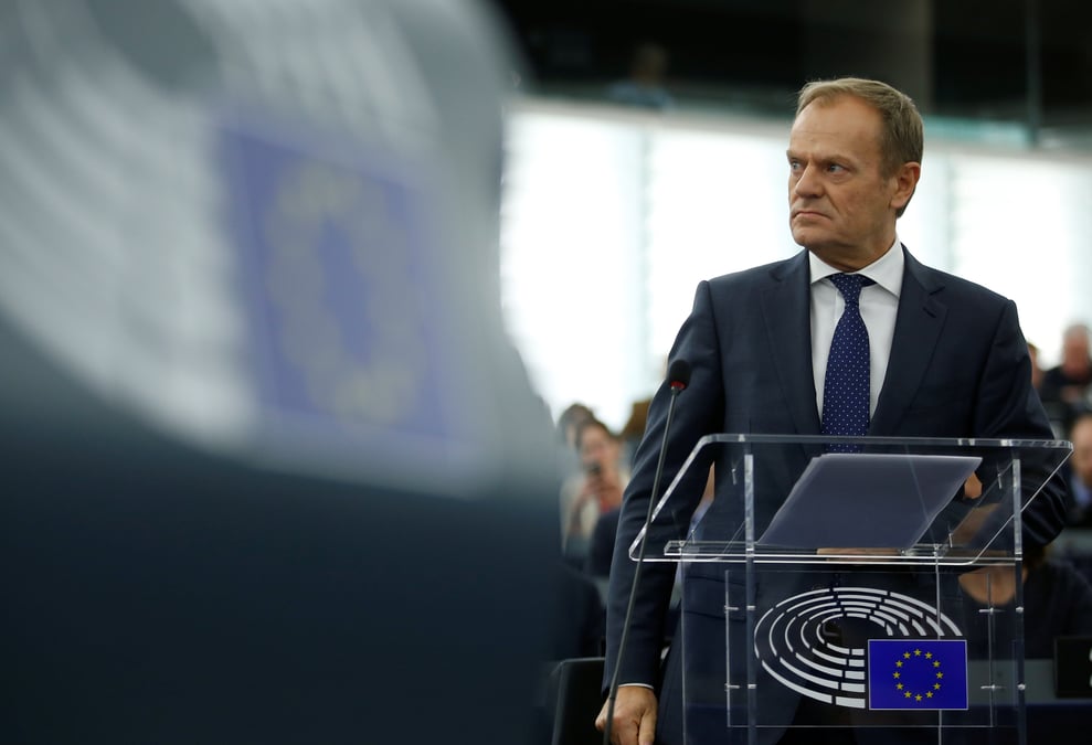 Brexit: la proposition de tusk discutee par les ambassadeurs de l'ue