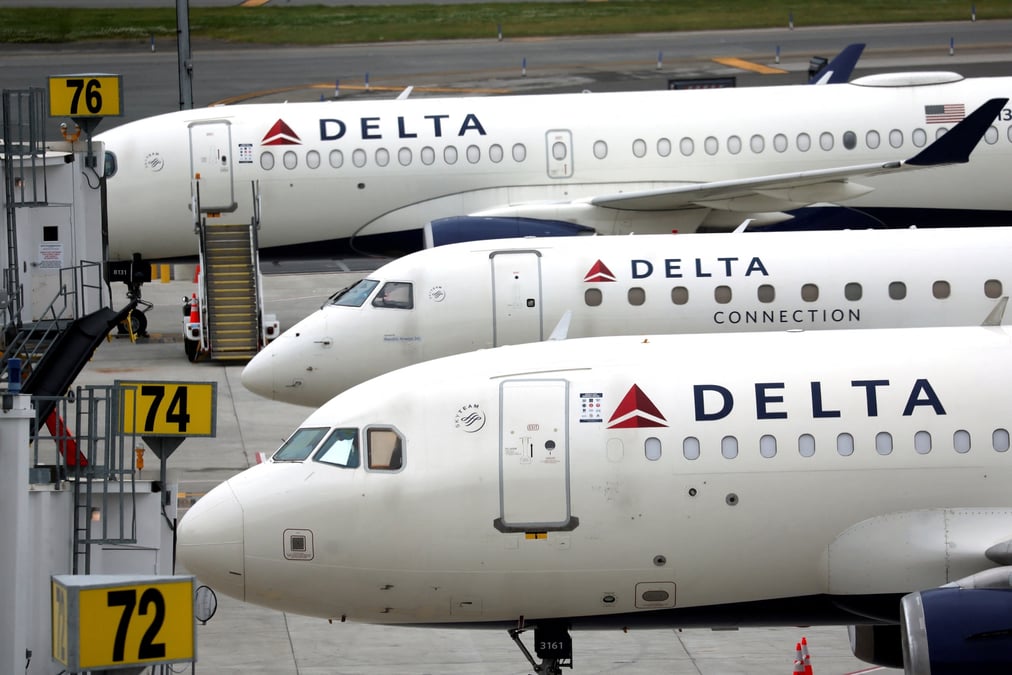 Photo d'archives d'avions de delta airlines