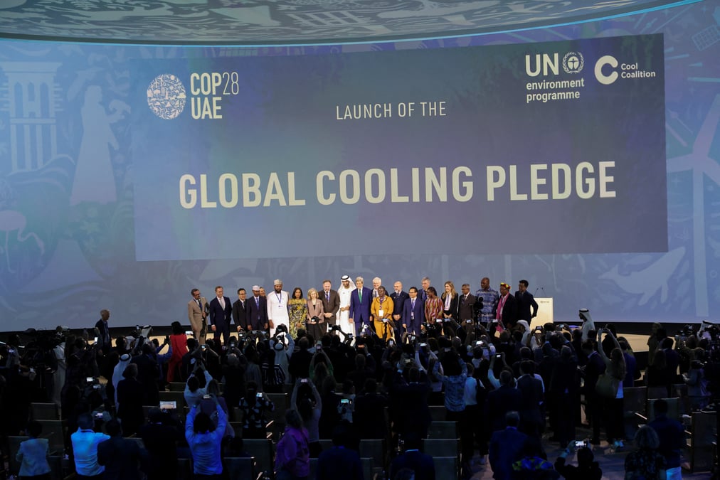 Session sur la reduction des emissions du secteur du refroidissement lors de la cop28 a dubai
