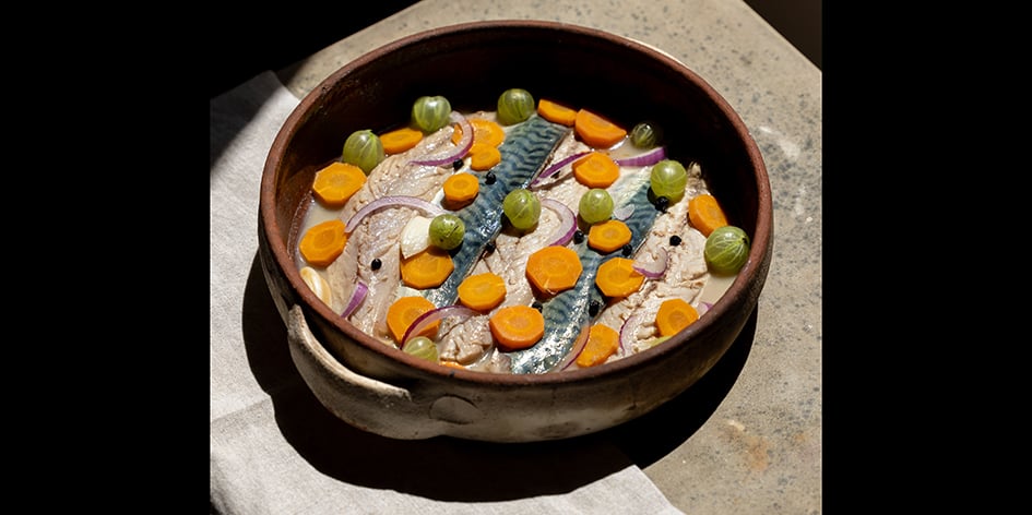 Maquereaux marinés au cidre