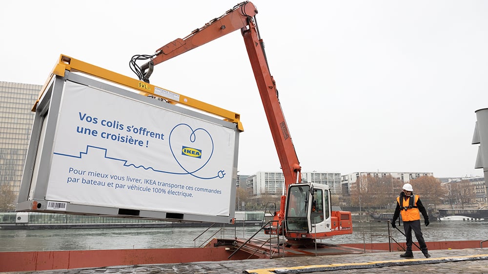 IKEA veut atteindre les 30 % d’émissions de CO2 en moins d’ici à la fin de la décennie.
