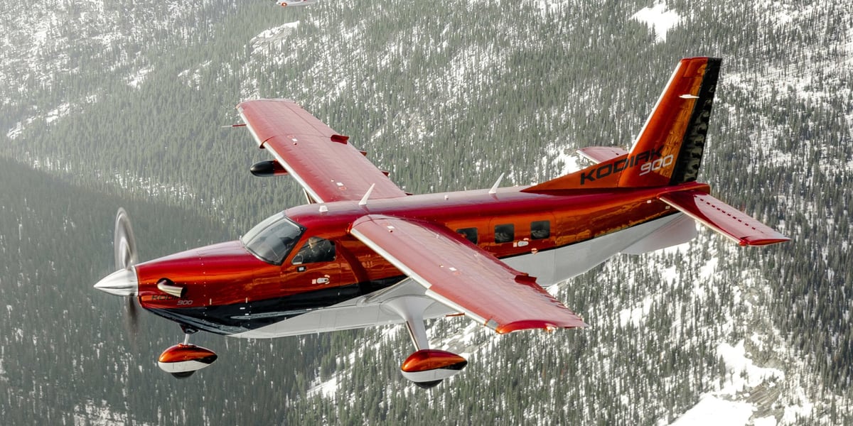 Le Kodiak est un avion « tout terrain » utilisé pour assurer les liaisons entre des îles.
