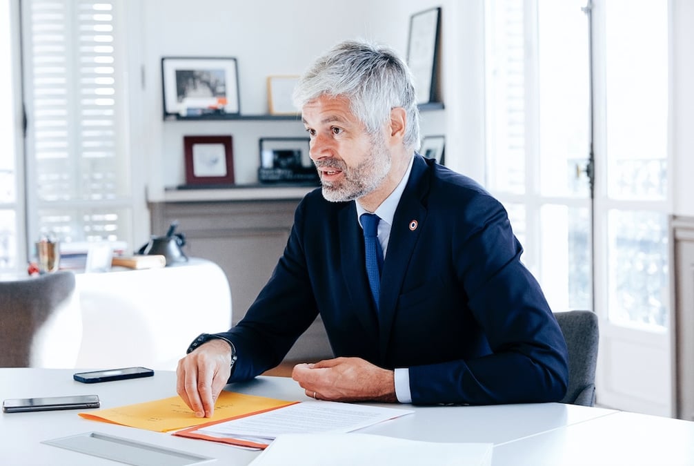 Laurent Waquiez, président LR de la région Auvergne-Rhône-Alpes