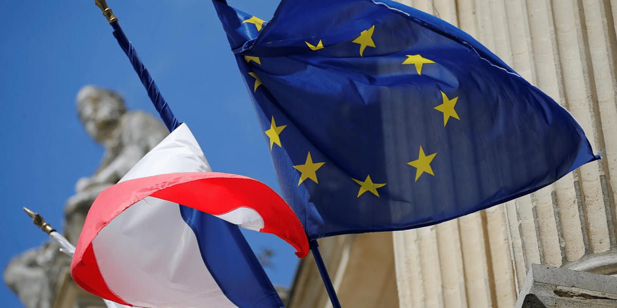 Drapeau européen, Europe
