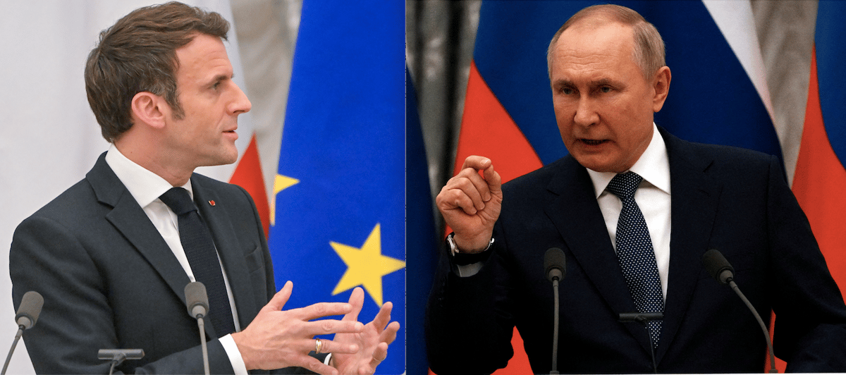 Macron, Poutine, Kremlin, Ukraine
