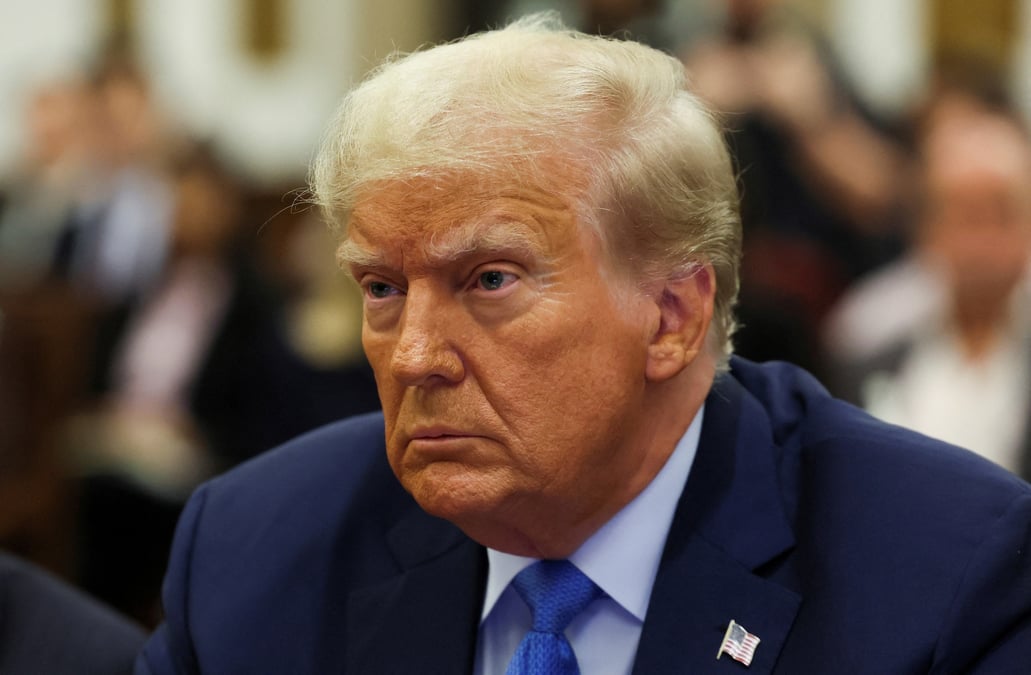 L'ancien president des etats-unis donald trump