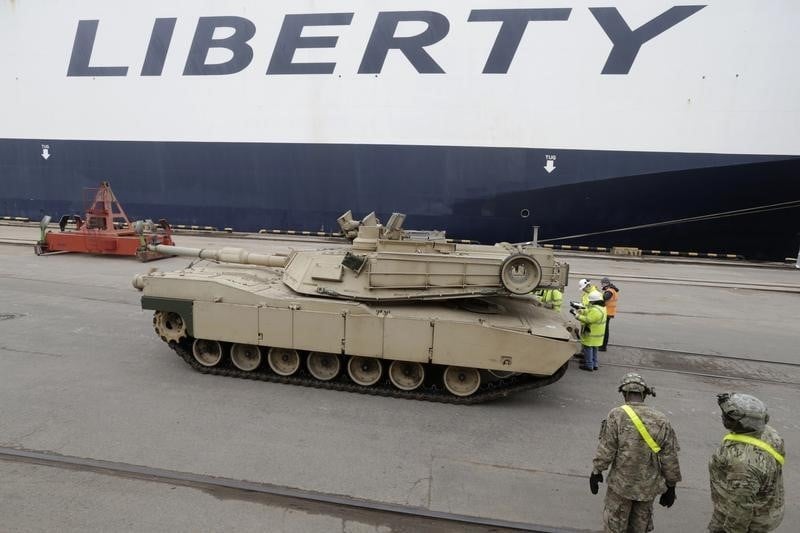 Renforcement de l'arsenal americain en europe