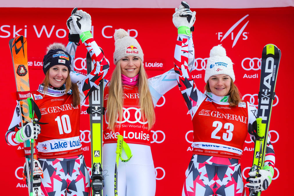 68eme victoire en coupe du monde pour vonn, bailet au pied du podium