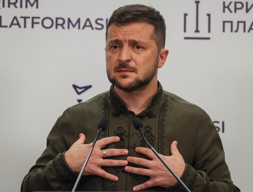 L'ukraine reprendra la crimee quand elle le decidera, dit zelensky