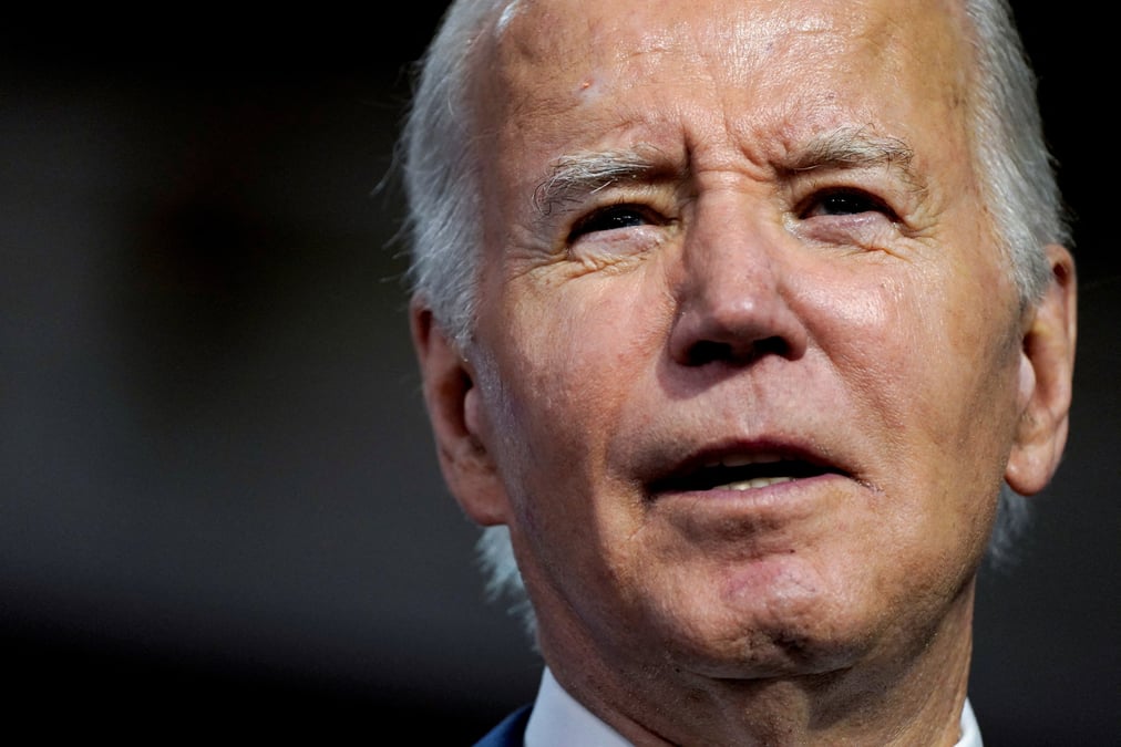 Le president americain joe biden prononcant un discours a las vegas, nevada, etats-unis
