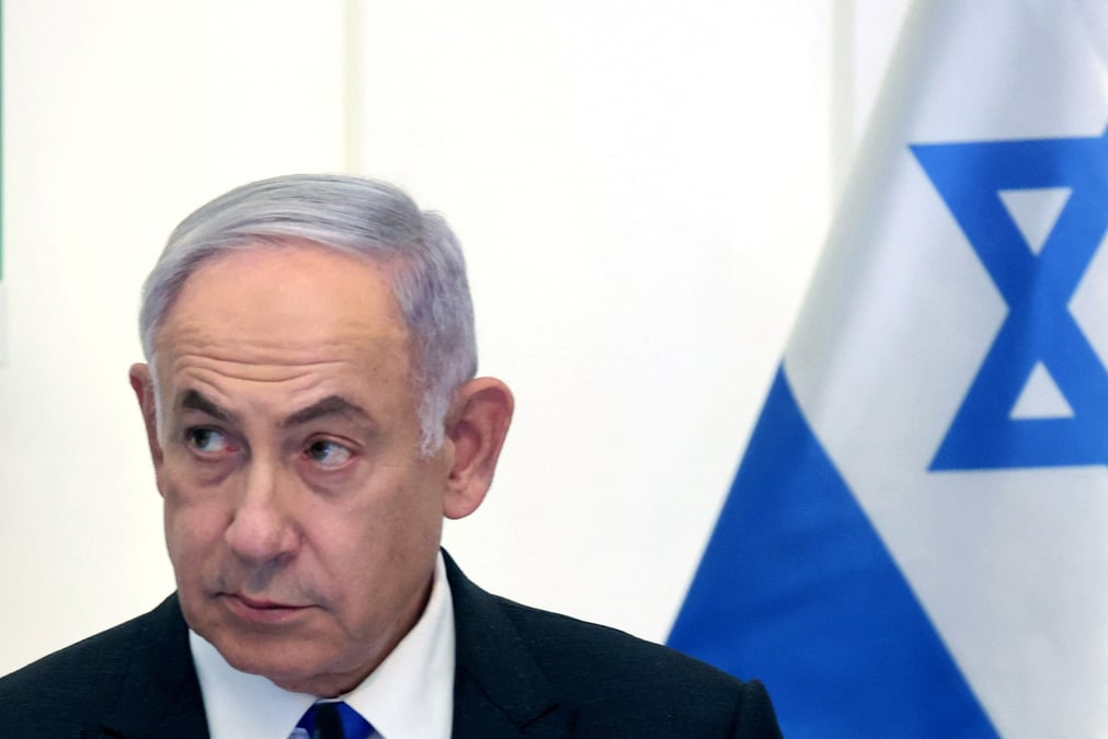 Le premier ministre israelien benjamin netanyahu assiste a une reunion du cabinet a jerusalem