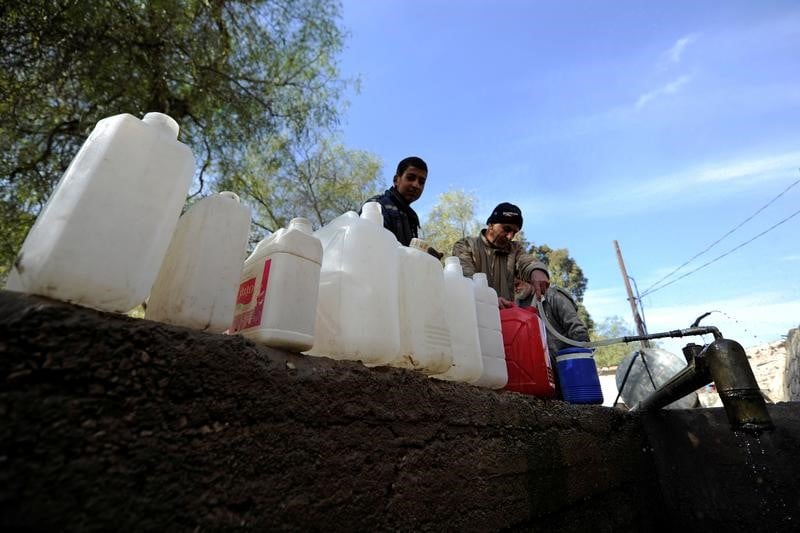 L'approvisionnement en eau de damas a nouveau menace