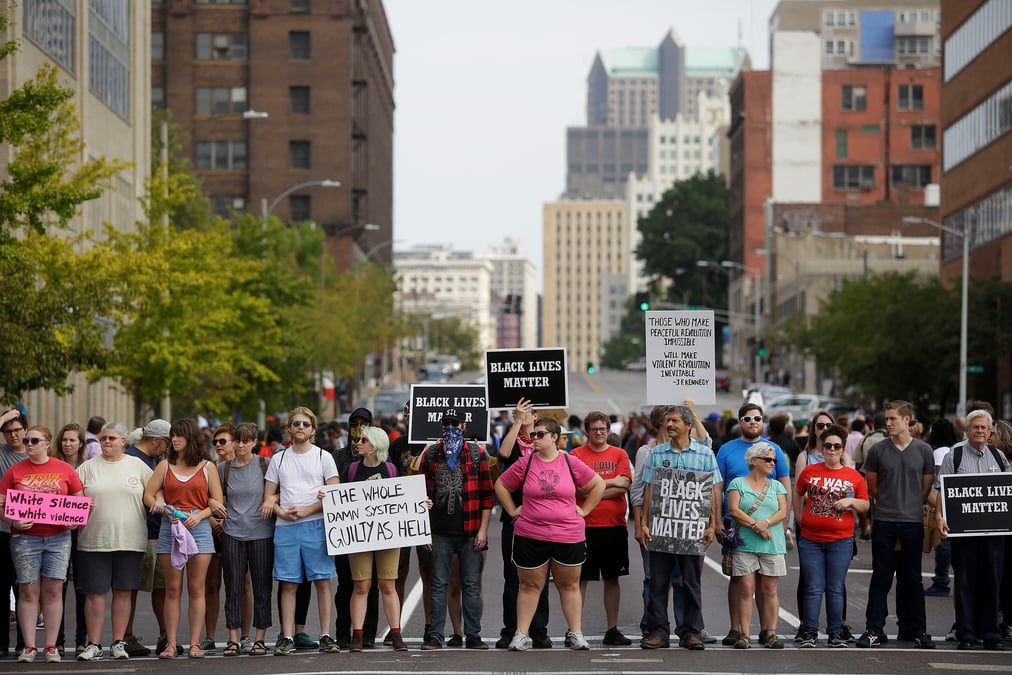 Nouveaux heurts a l'issue d'une manifestation a st louis