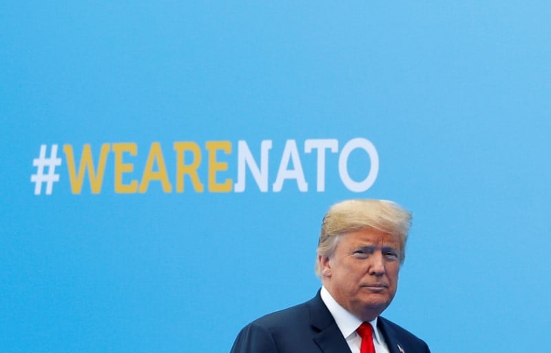 Trump a rappele a l'otan son attachement personnel a l'europe