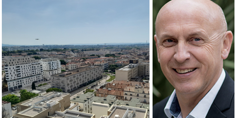 Thomas Brée, dirigeant de l'agence immobilière France Gestion à Montpellier, et président de la FNAIM Hérault.