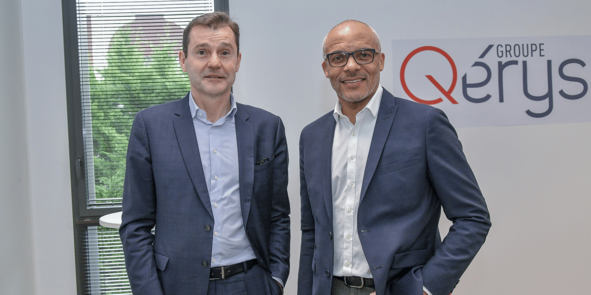 Jérôme Tesseire et Marc Hippomène, respectivement président et directeur général du groupe Qérys
