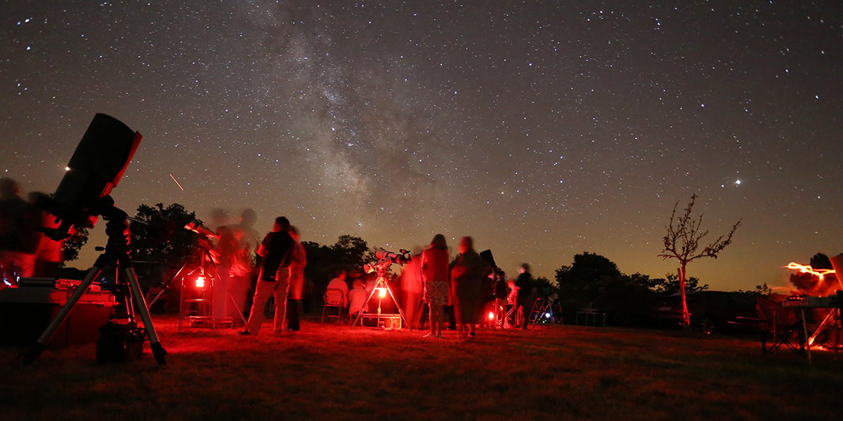 Site d’observation astronomique de Babaudus, à côté de Rochechouart.