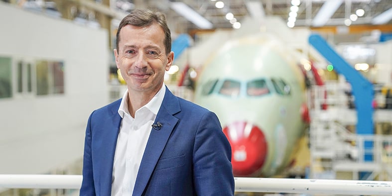 Guillaume Faury, président du Gifas et président exécutif d'Airbus.