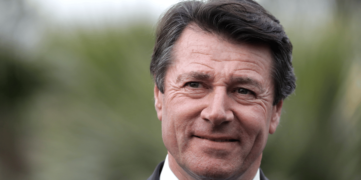 Le maire de nice, christian estrosi, teste positif