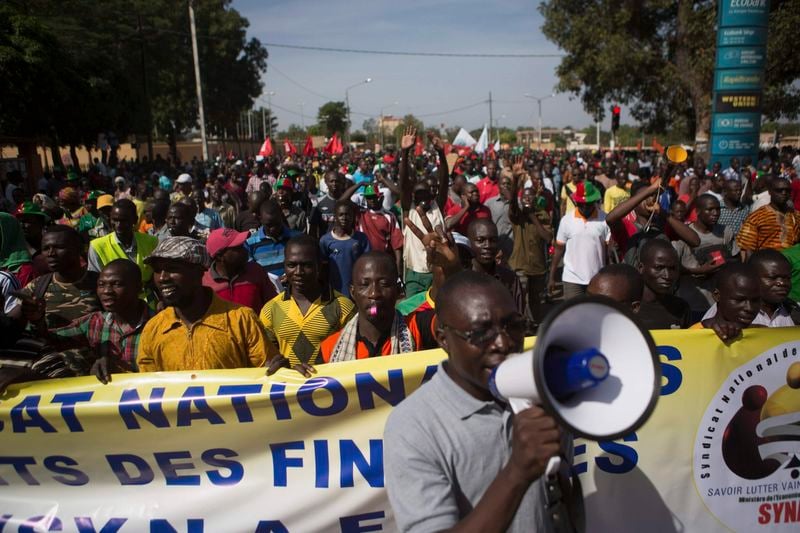 Nouvelle manifestation anti-Compaoré au Burkina Faso