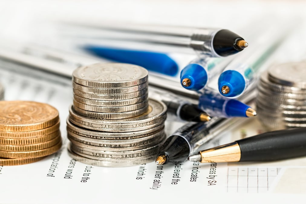 Pièces banque compte