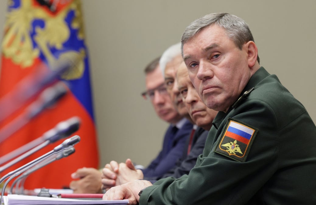 Le chef d'etat-major general des forces armees russes, valery gerasimov