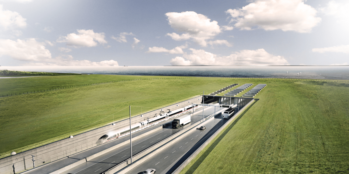 Illustration / Femernbelt, le plus long tunnel ferroviaire et routier immergé au monde, doit relier le Danemark à l'Allemagne