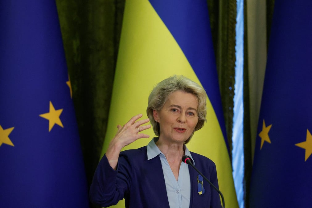Von der leyen promet a kyiv une reponse sur l'ue d'ici une semaine