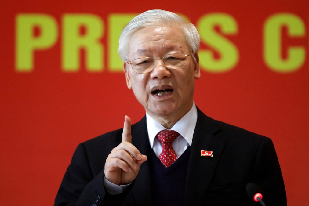 Nguyen phu trong apres sa reelection a la tete du parti communiste en 2021