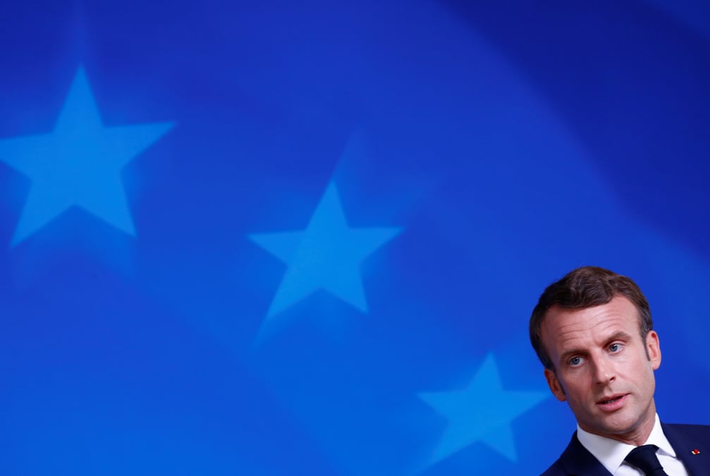 Brexit: londres porterait la responsabilite d'un depart sans accord, dit macron
