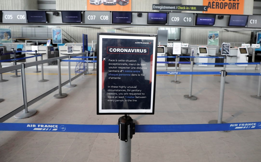 France: pas de quarantaine pour les voyageurs arrivant de l'espace schengen