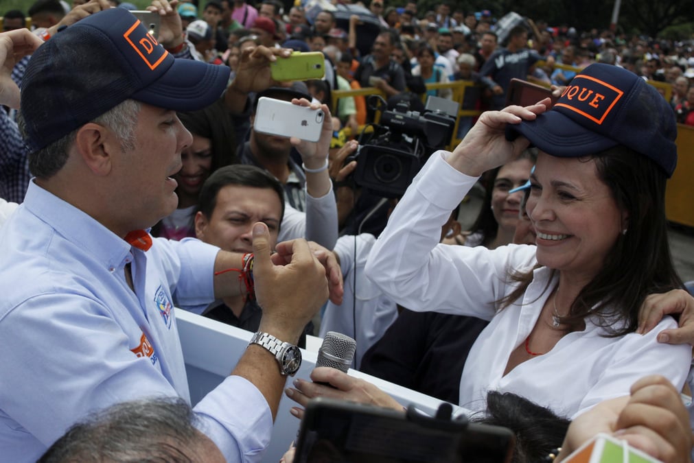 Colombie: net avantage pour le candidat de la droite