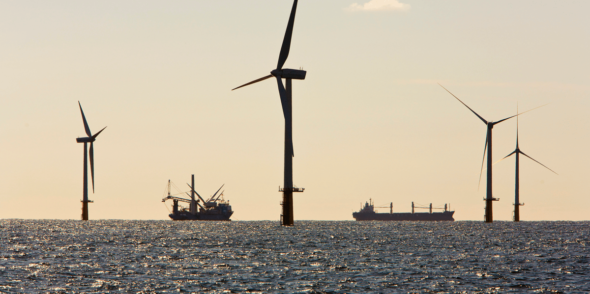 éolienne, éolien offshore, marin, mer, océan, énergie renouvelable, électricité, pollution,