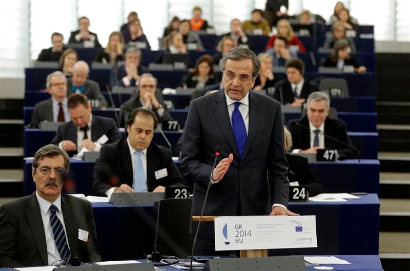 La Grèce, exemple de l'Europe qui marche pour Antonis Samaras