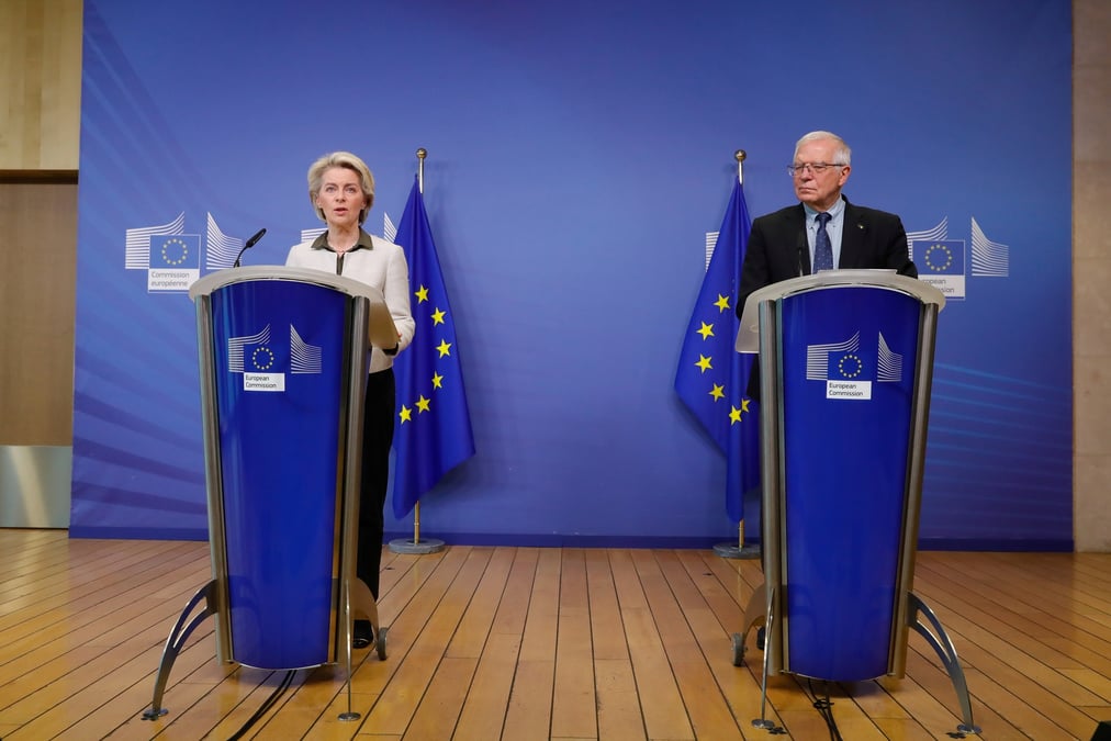 Von der leyen et borrell a kyiv cette semaine pour rencontre zelensky, annonce un porte-parole de l'ue
