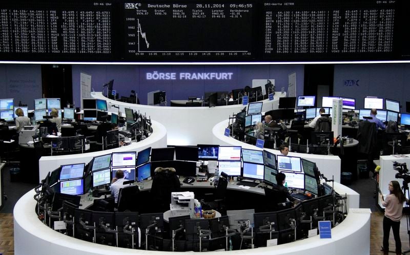 Les Bourses européennes orientées à la baisse à la mi-séance