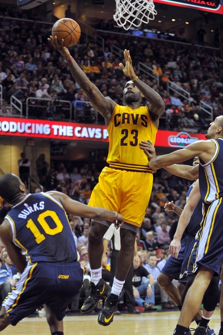 Cleveland et oklahoma s'imposent, batum et gobert performants