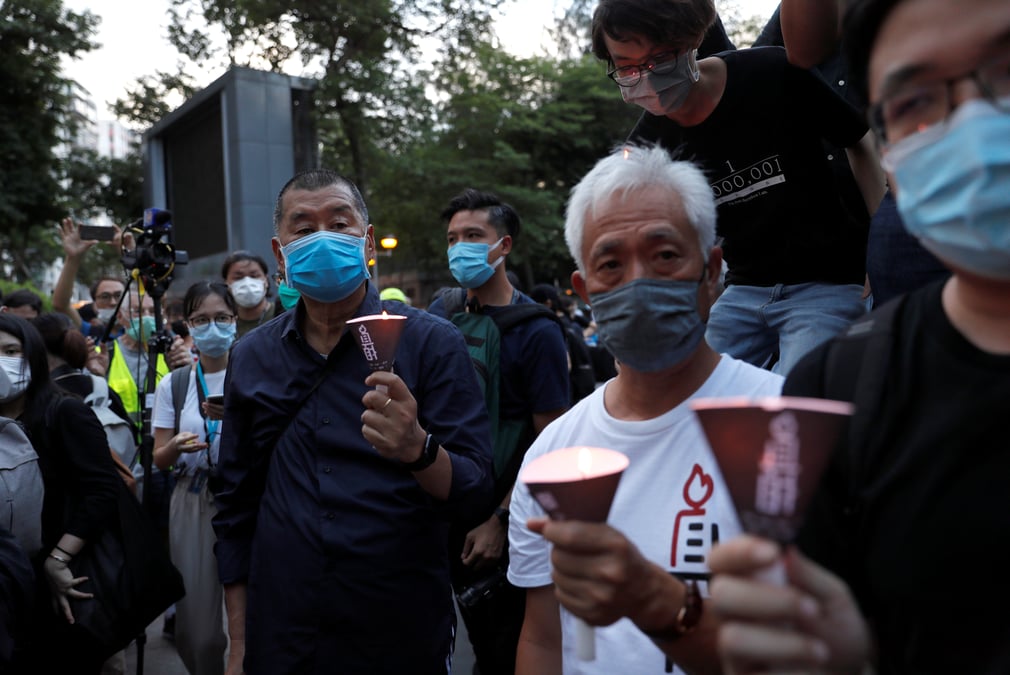 Hong kong: trois militants reconnus coupable de rassemblement non-autorise