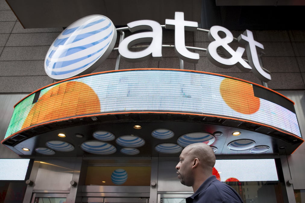 At&t a suivre a wall street