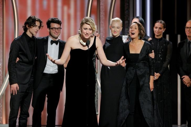 Le noir domine des golden globes hantes par l'affaire weinstein