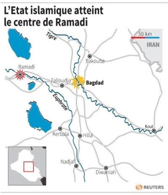 L’etat islamique atteint le centre de ramadi