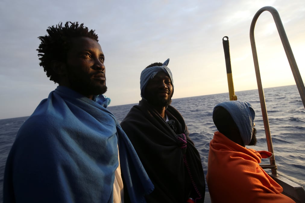 Un millier de migrants interceptes par la garde-cotes libyenne