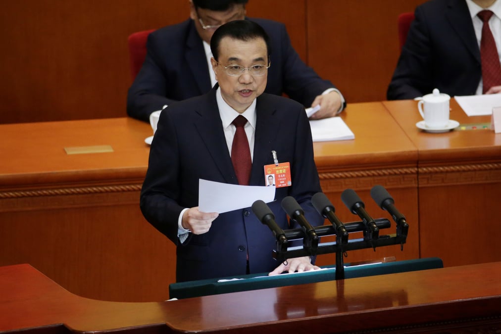 Chine: objectif de croissance de 6,0-6,5% pour 2019