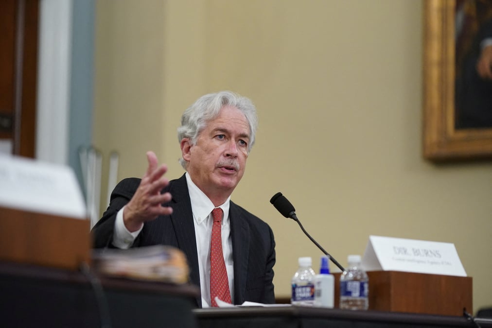 Photo d'archives du directeur de la cia, william burns, lors d'une audience de la commission du renseignement de la chambre des representants a washington